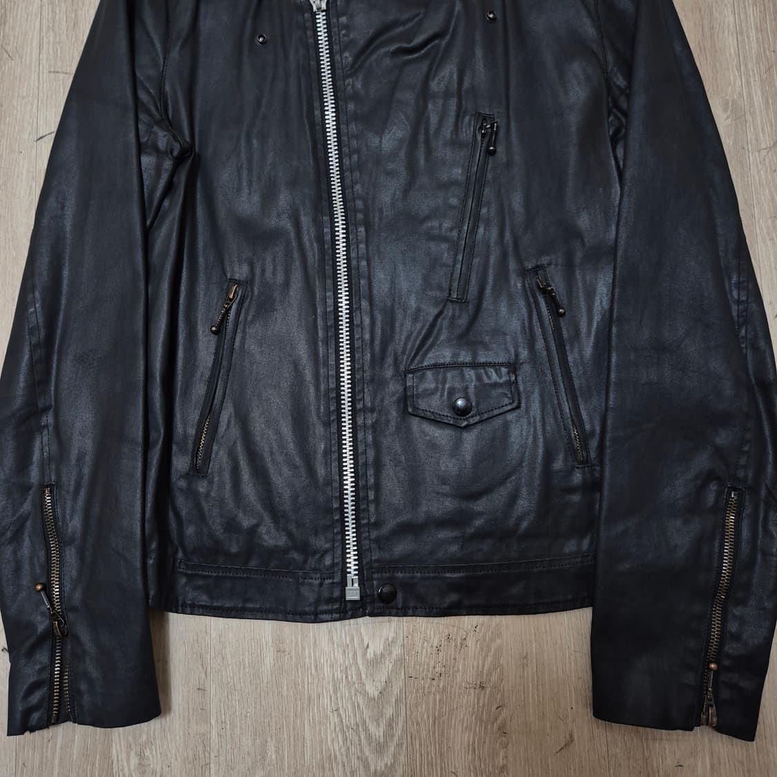 에이프릴77 여성 가죽자켓 상품이미지3