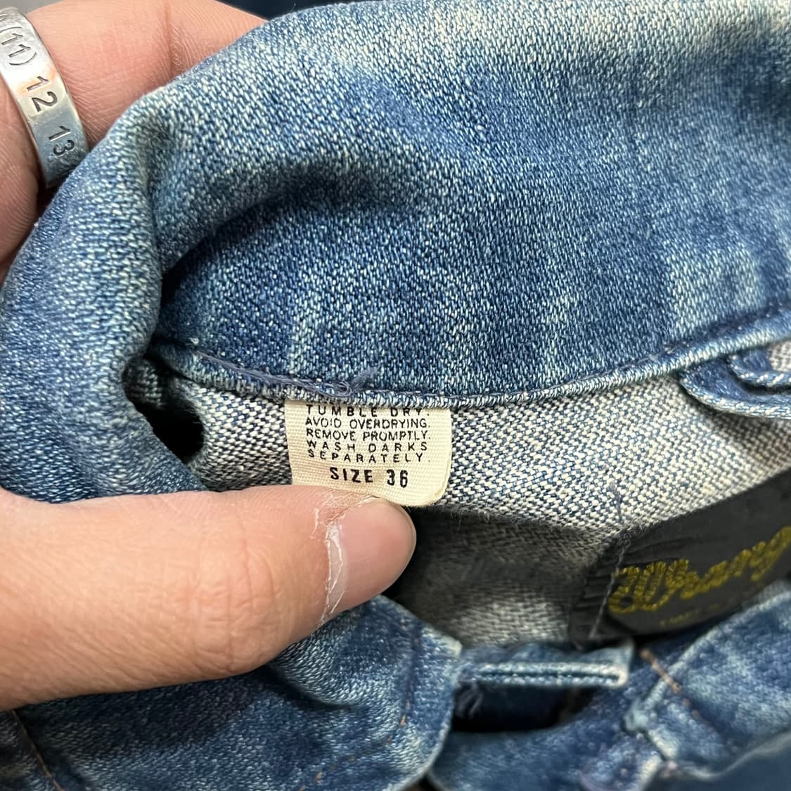  80s 랭글러 데님 트러커 자켓 y15083 상품이미지8