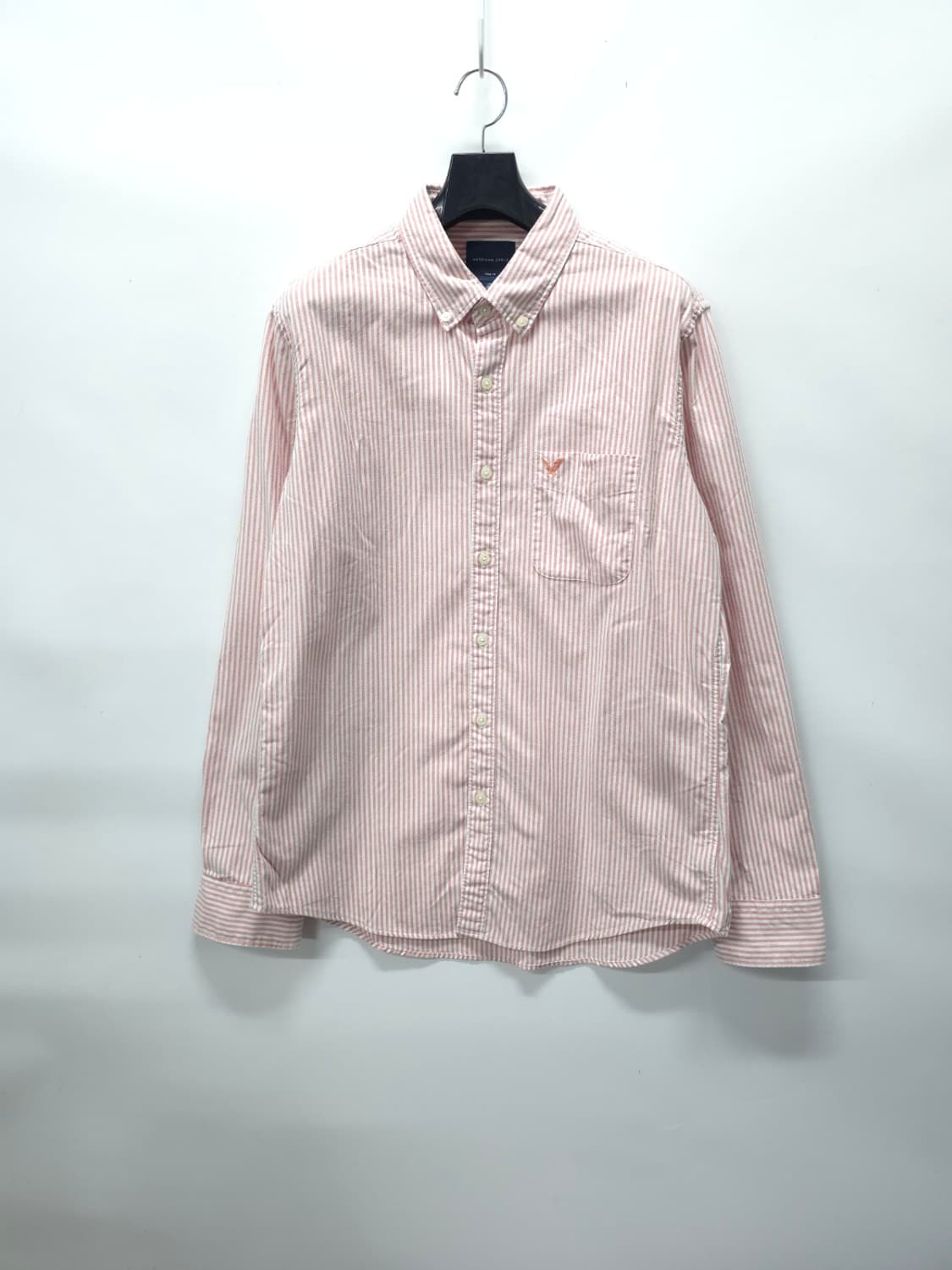 아메리칸이글 핑크 스트라이프 옥스포드 셔츠 (100~105) 상품이미지1