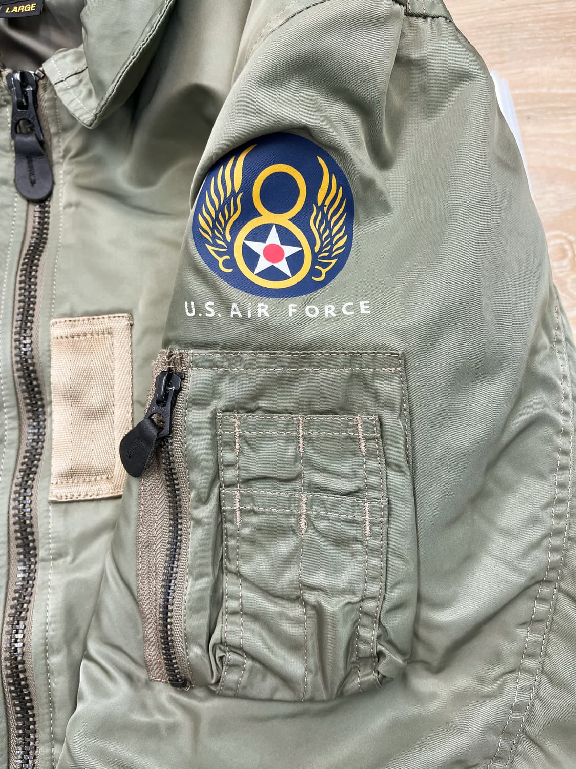 카모랜드 U.S.A.F B-15 플라이트 자켓 상품이미지6