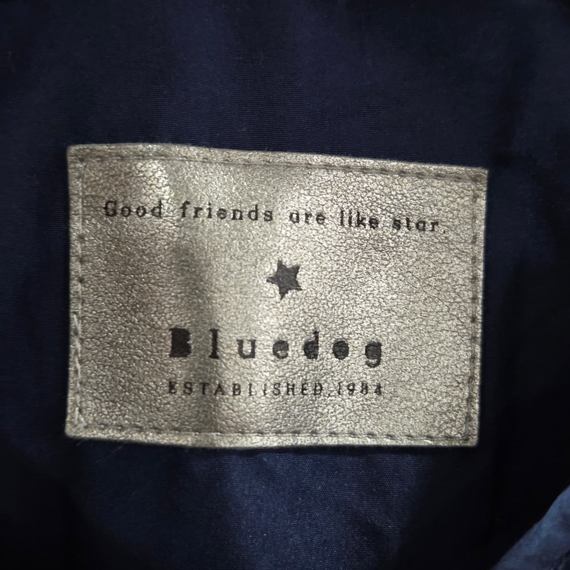 블루독 키즈 퀼팅자켓 네이비 145/11Y 상품이미지3