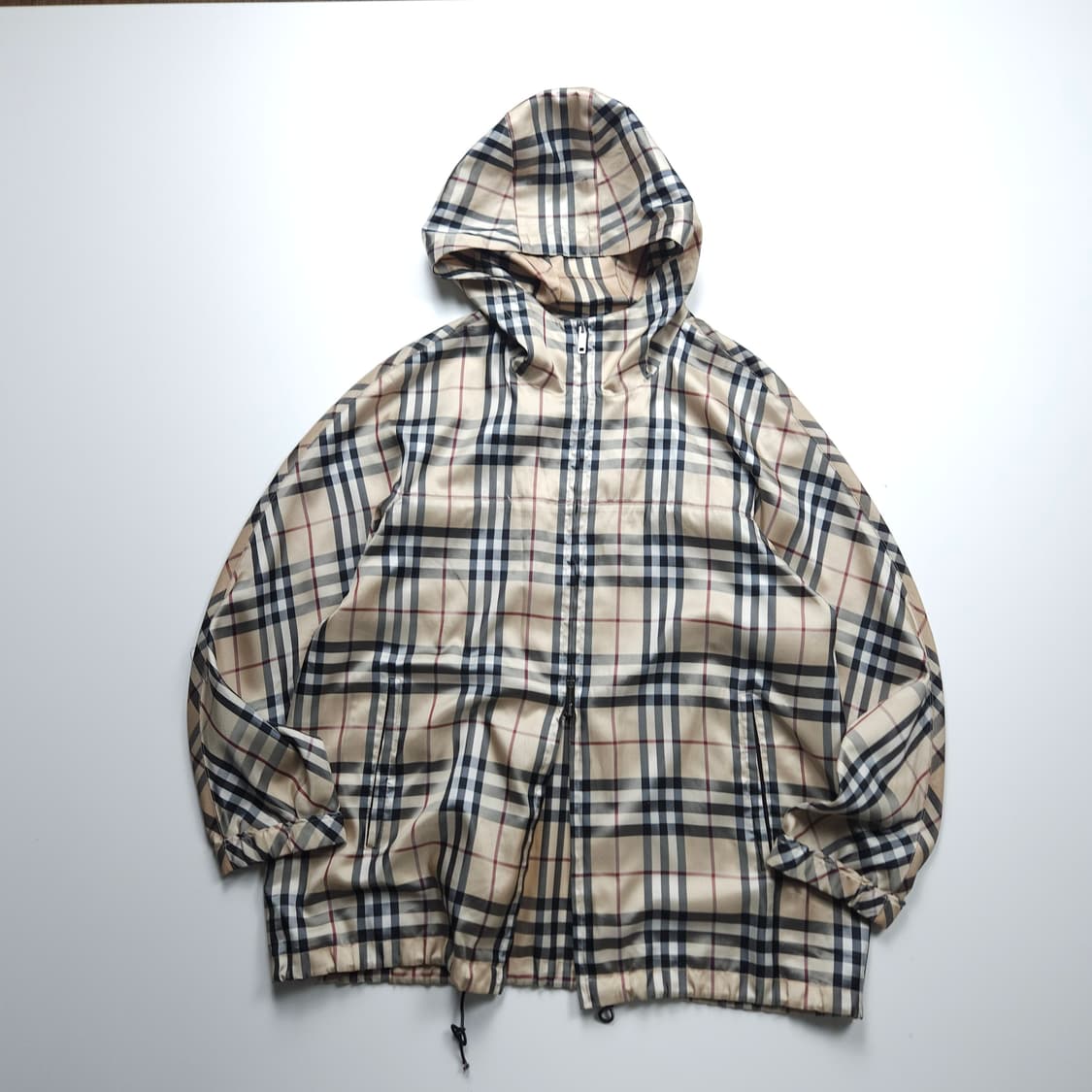 버버리 아카이브 노바체크 패턴 바람막이 자켓 (M) 상품이미지1
