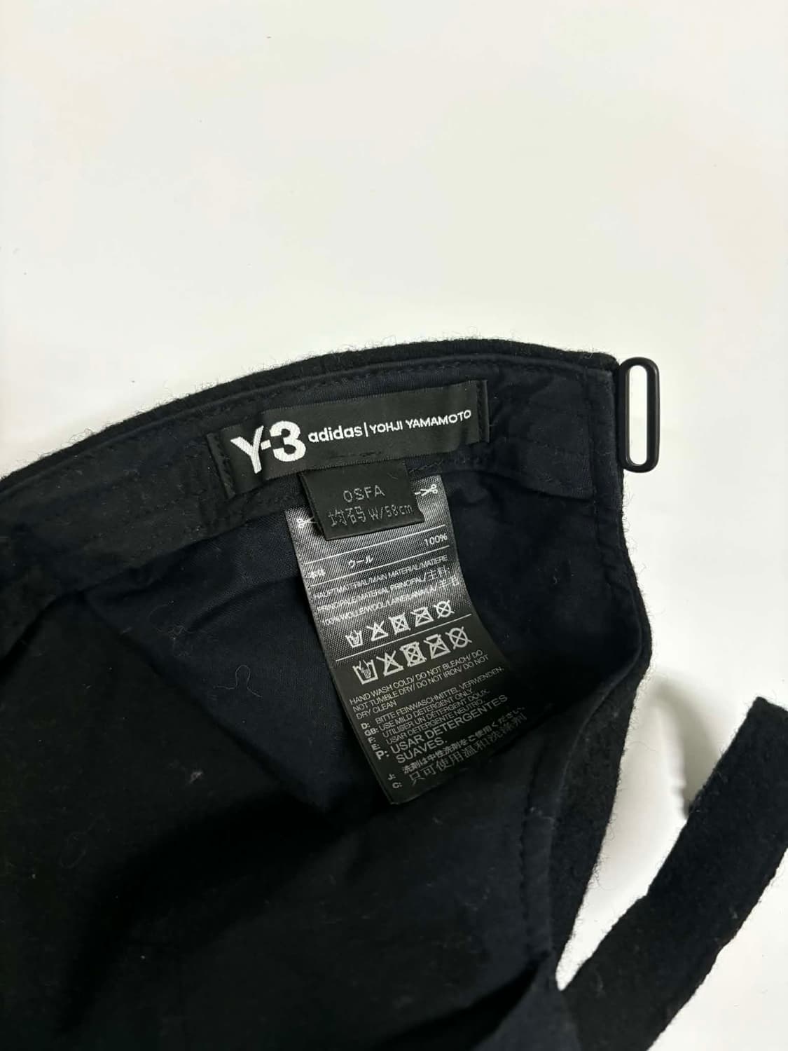 Y-3 아디다스 x 요지야마모토 울 볼 캡 상품이미지5