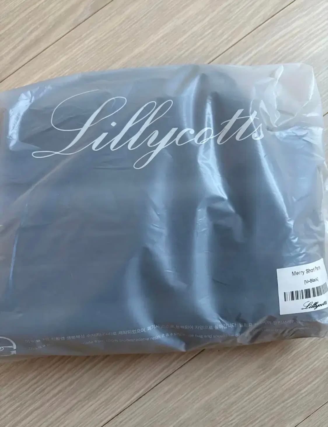 릴리코츠 메리 숏팬츠 새상품 블랙 M 상품이미지1