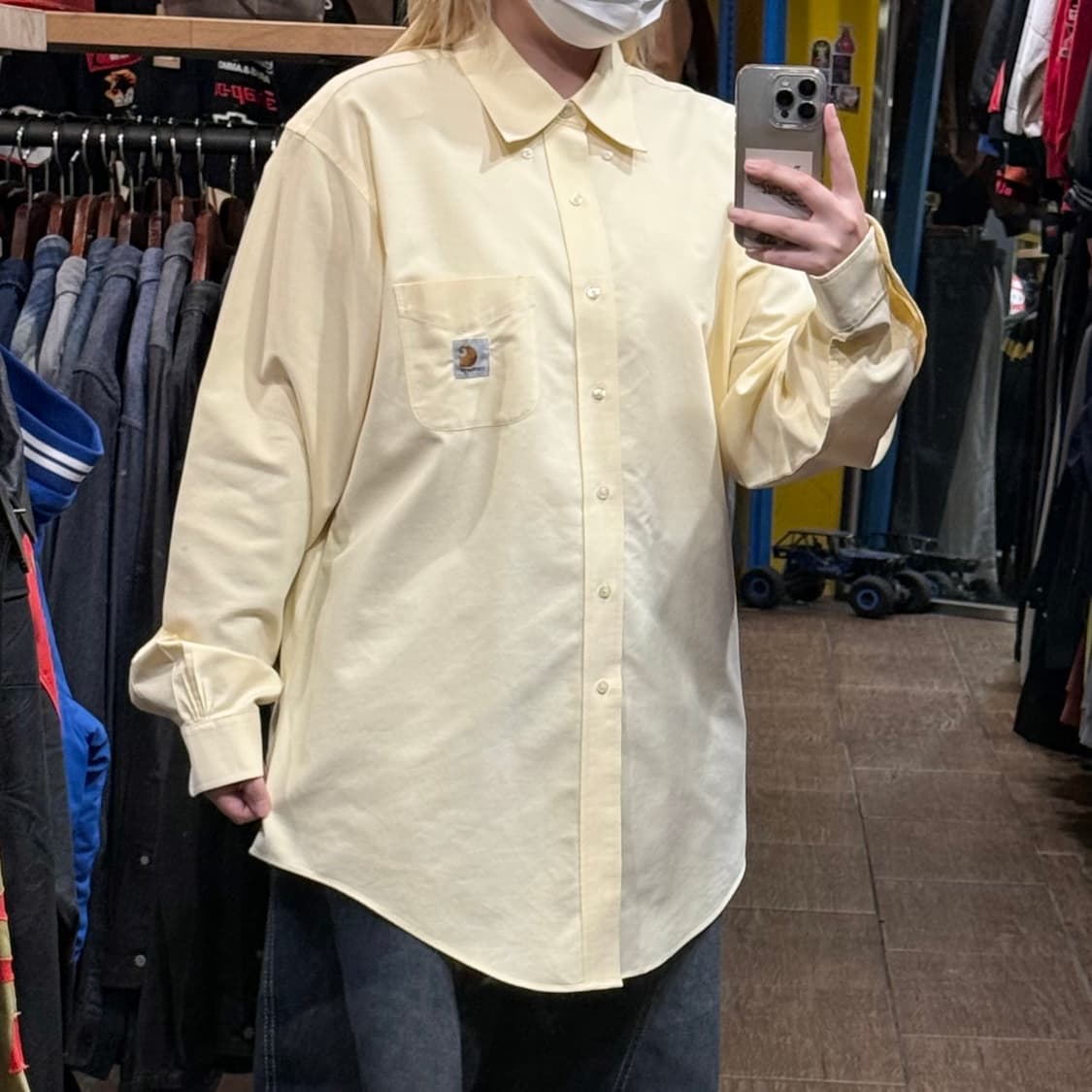 [HI] 칼하트 긴팔 셔츠 옐로우  상품이미지3