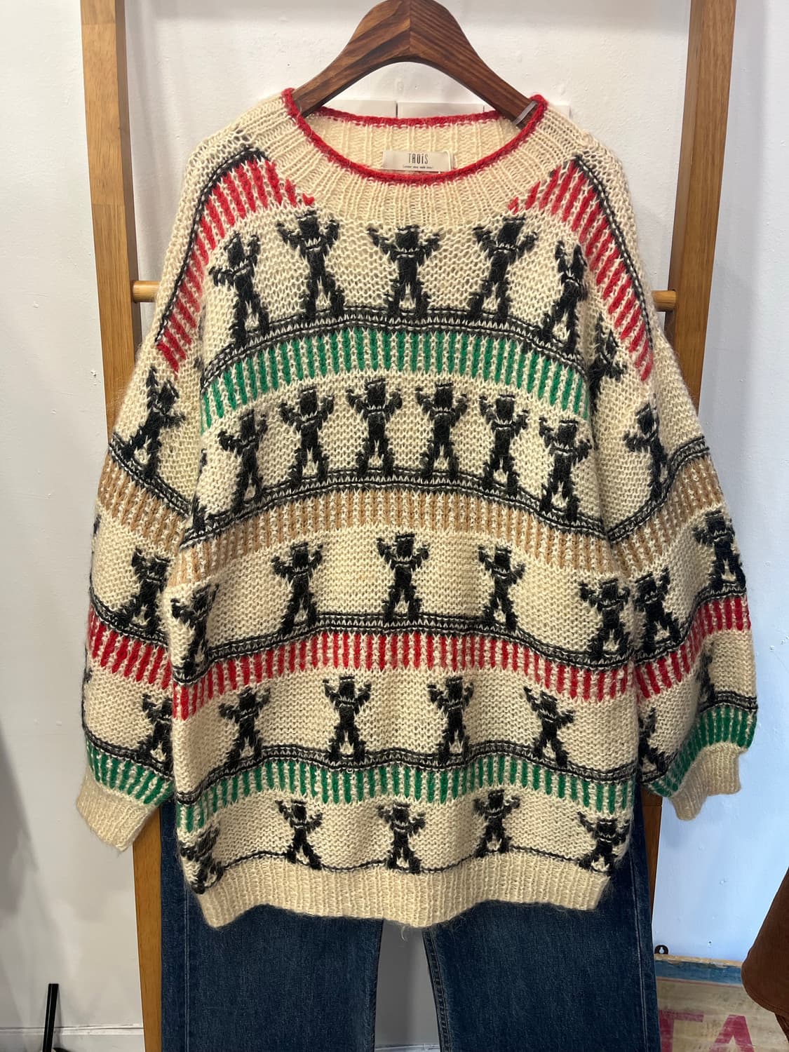 트로이스 패턴 니트 스웨터 상품이미지1