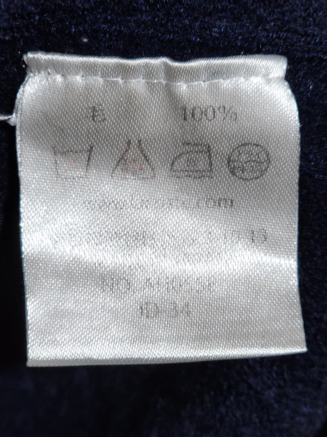 (M) 라코스테 꽈배기 니트 네이비 케이블 울스웨터 일본판  상품이미지5