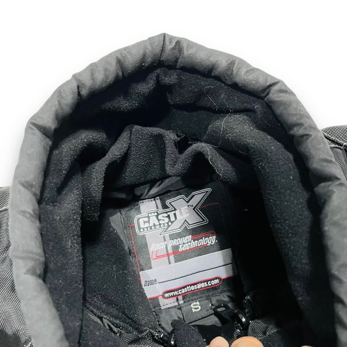 CASTLE 레이싱 빈티지 블랙 사이드 자수 자켓 상품이미지5