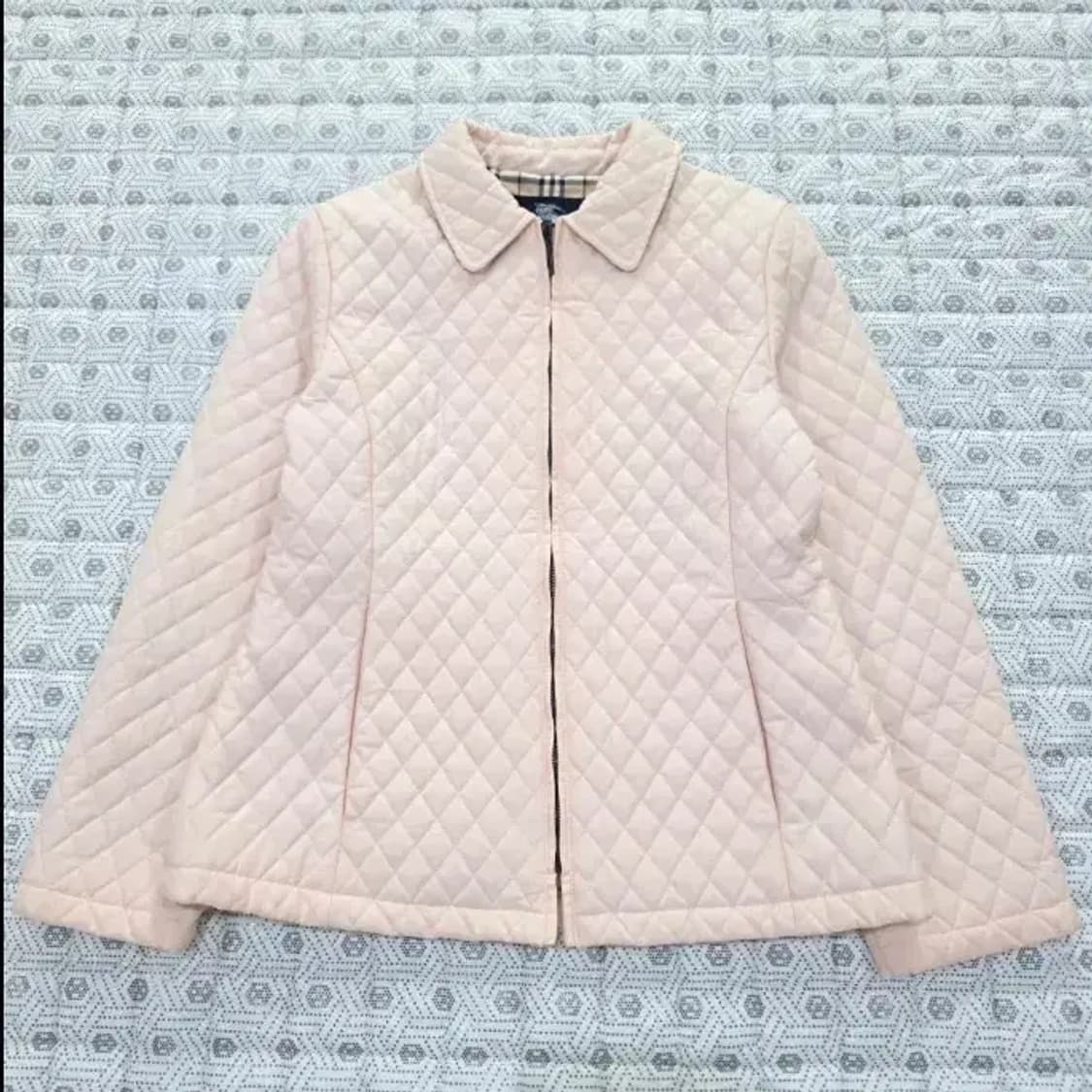 버버리 퀼팅 자켓 핑크 10~12세, 성인44 상품이미지1