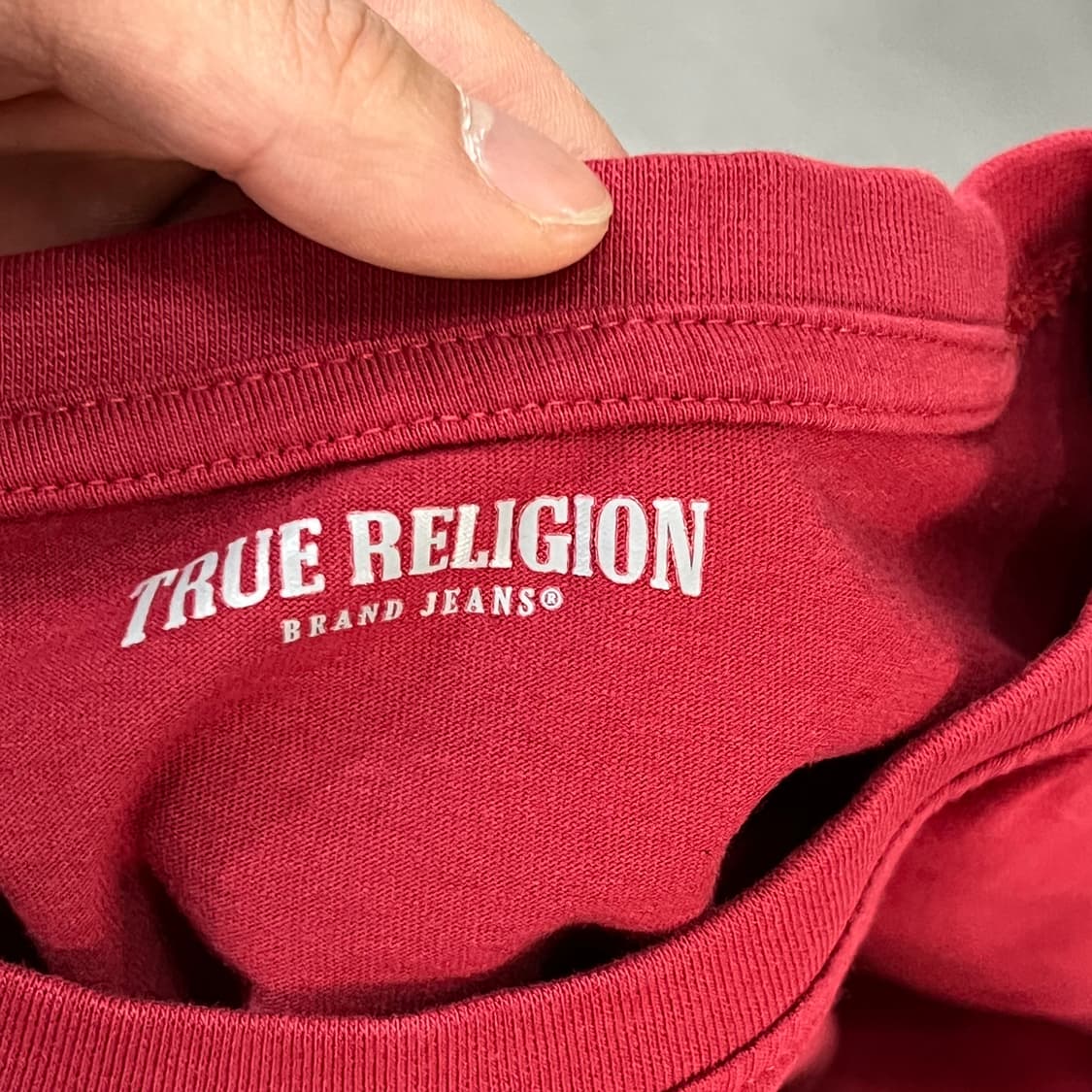  트루릴리젼 큐빅 로고 반팔티 y16119 상품이미지6