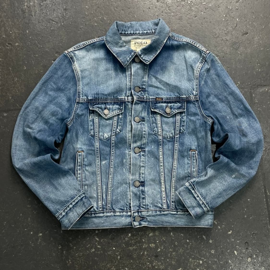 90 폴로 데님앤서플라이 성조기 데님자켓  상품이미지2