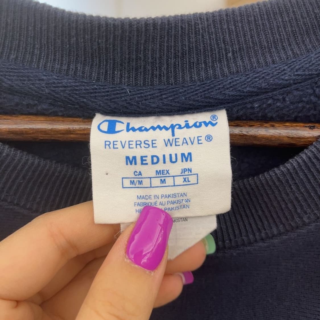 챔피언 리버스위브 베이직 모던 맨투맨 스웻셔츠 M C06897 상품이미지5