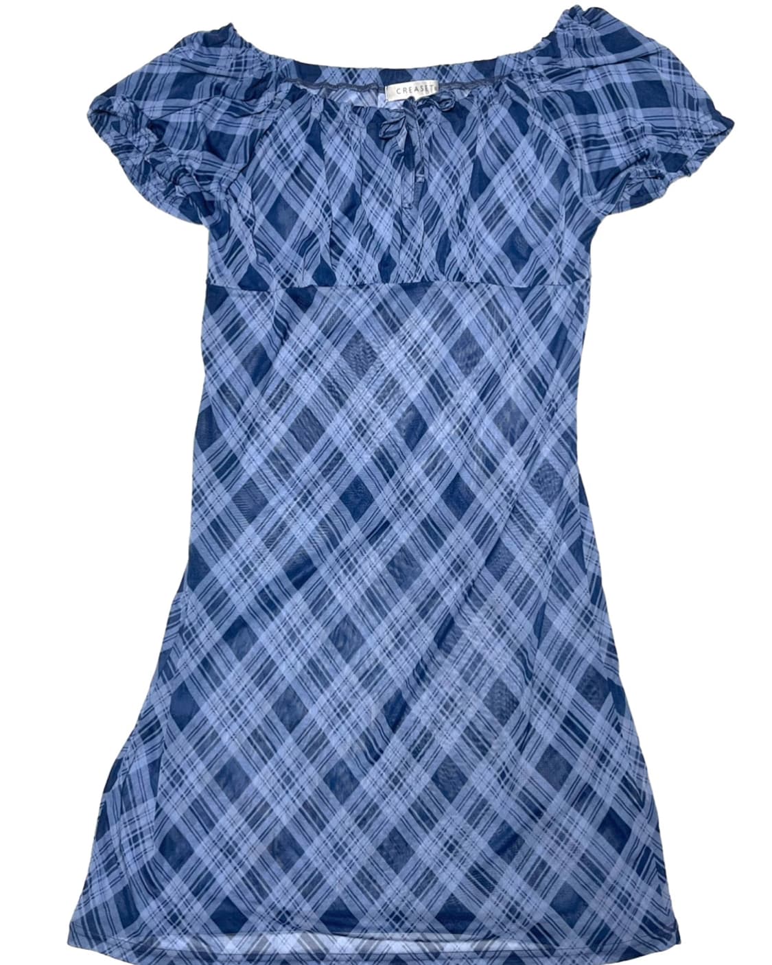 Blue check onepiece 상품이미지1