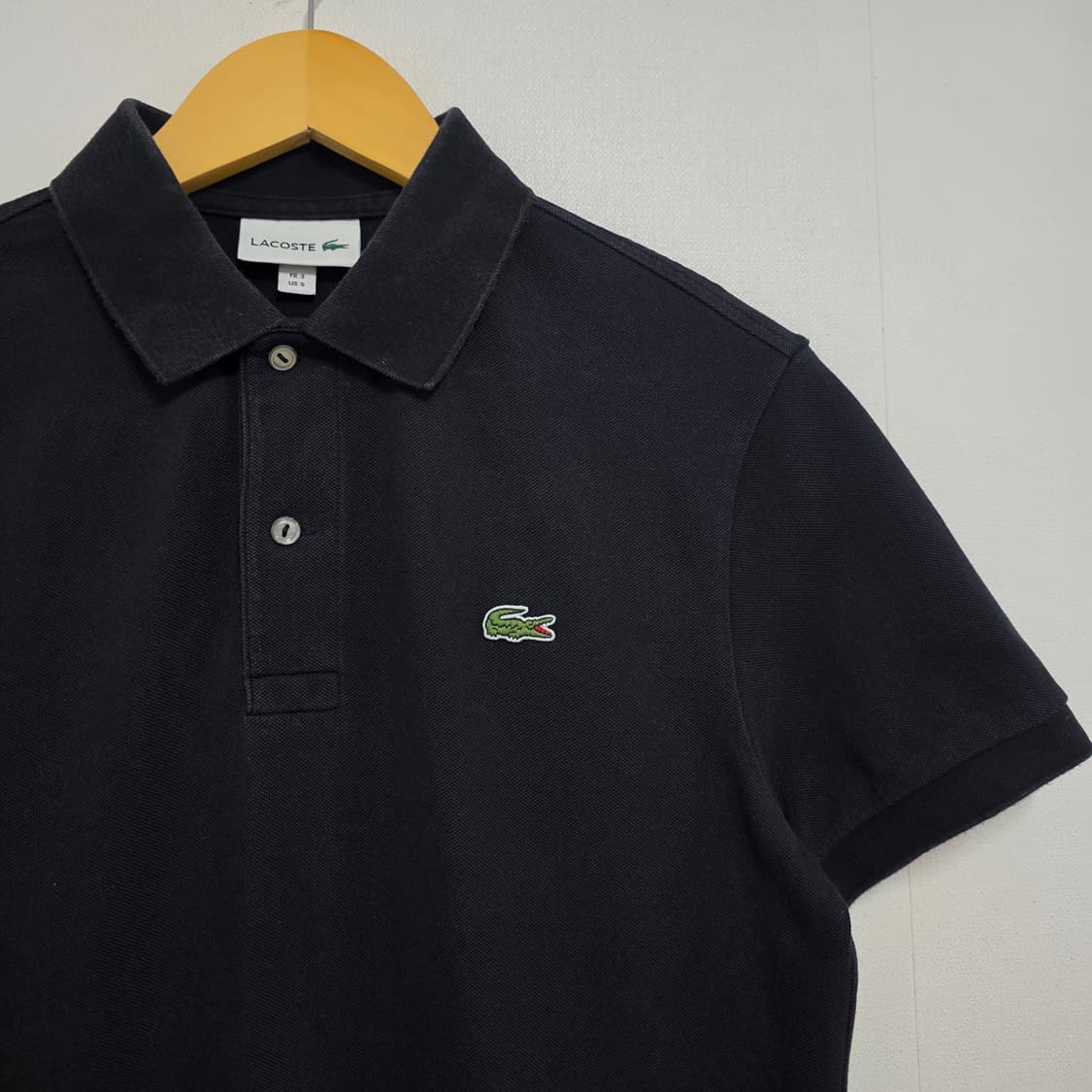95 라코스테 블랙 반팔 폴로티셔츠 상품이미지2