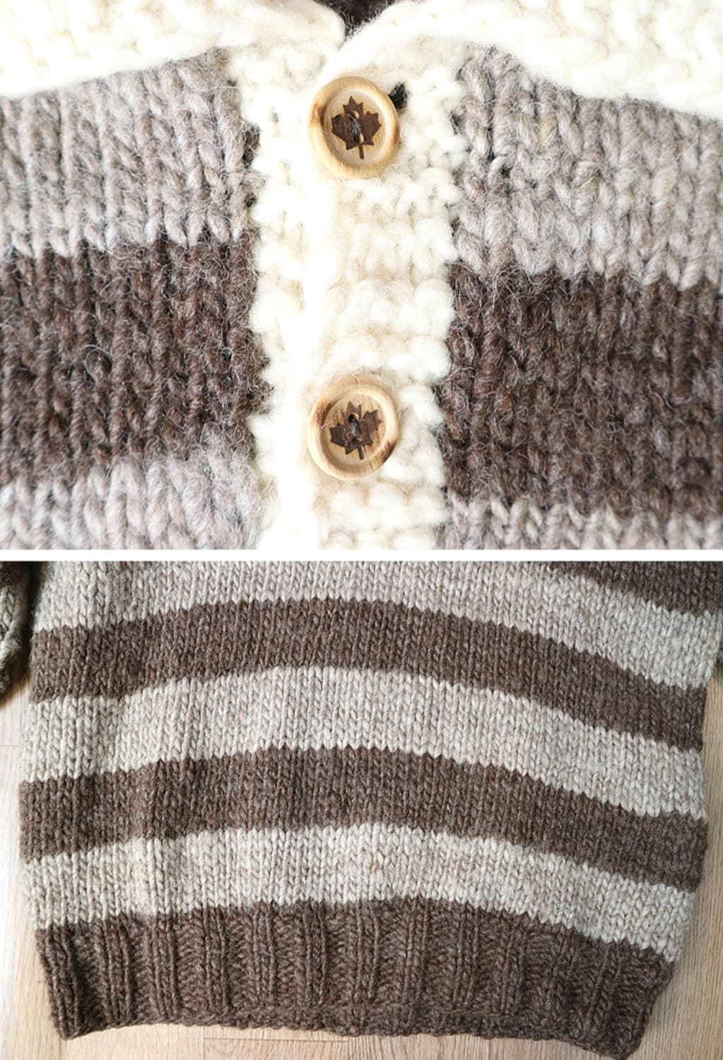 
캐나다 핸드메이드 양모100% 인디언 코위찬 럭비 스웨터  상품이미지5