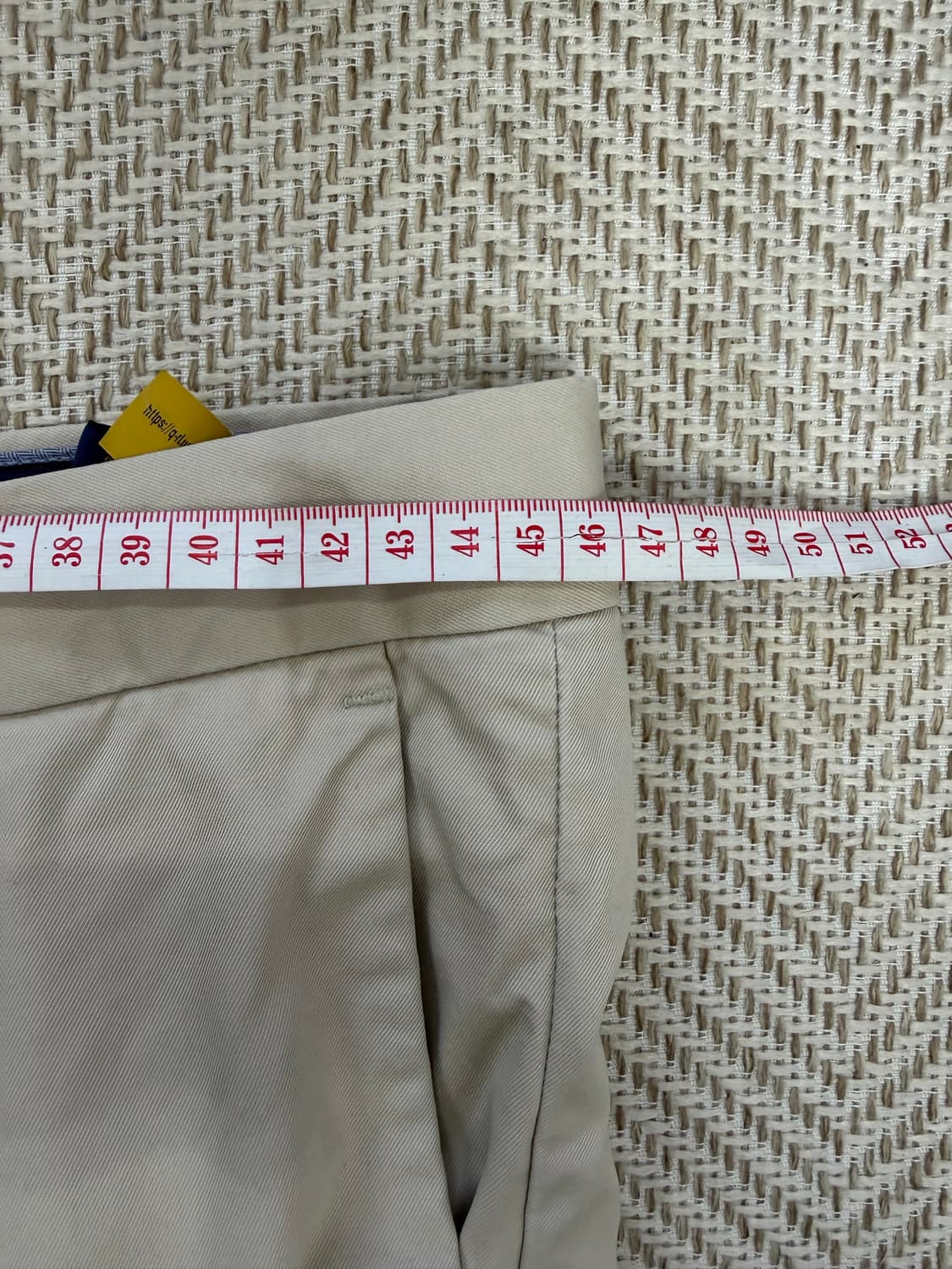 정품) 폴로랄프로렌 신형 남성 베이지색 면바지 36 상품이미지9