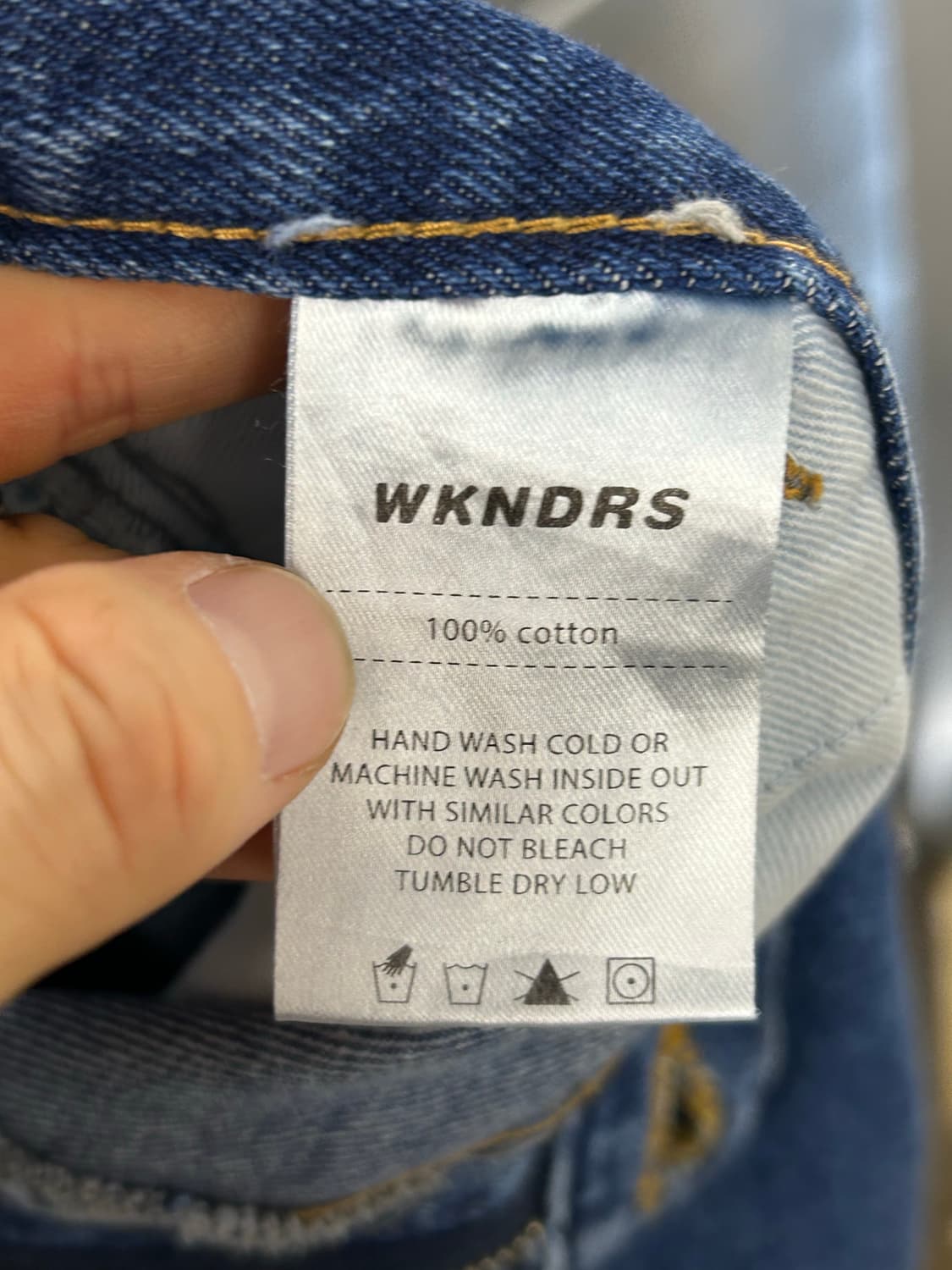WKNDRS 위캔더스 데님 팬츠 상품이미지7