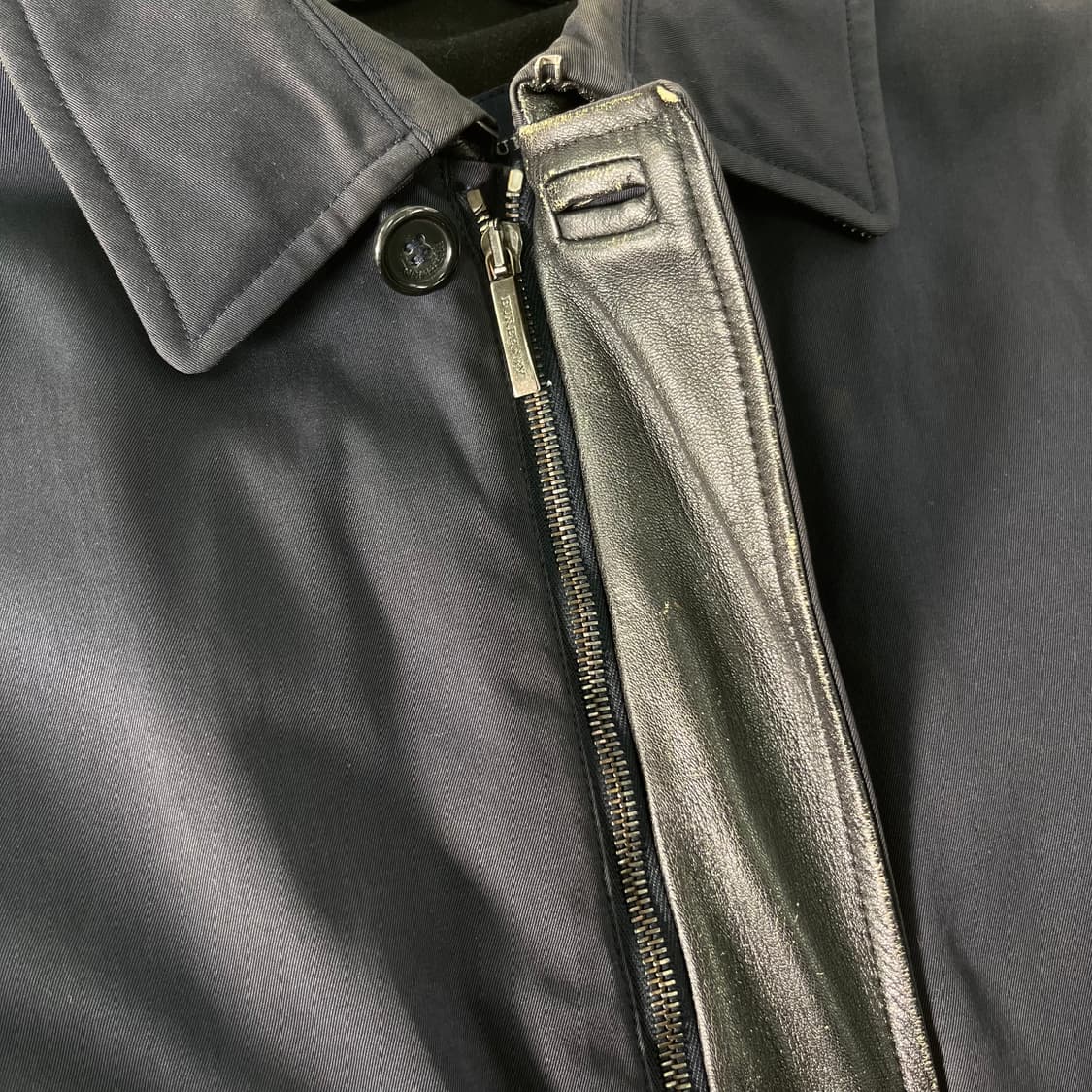 100 버버리 레더 싱글 트렌치 코트 자켓 상품이미지4