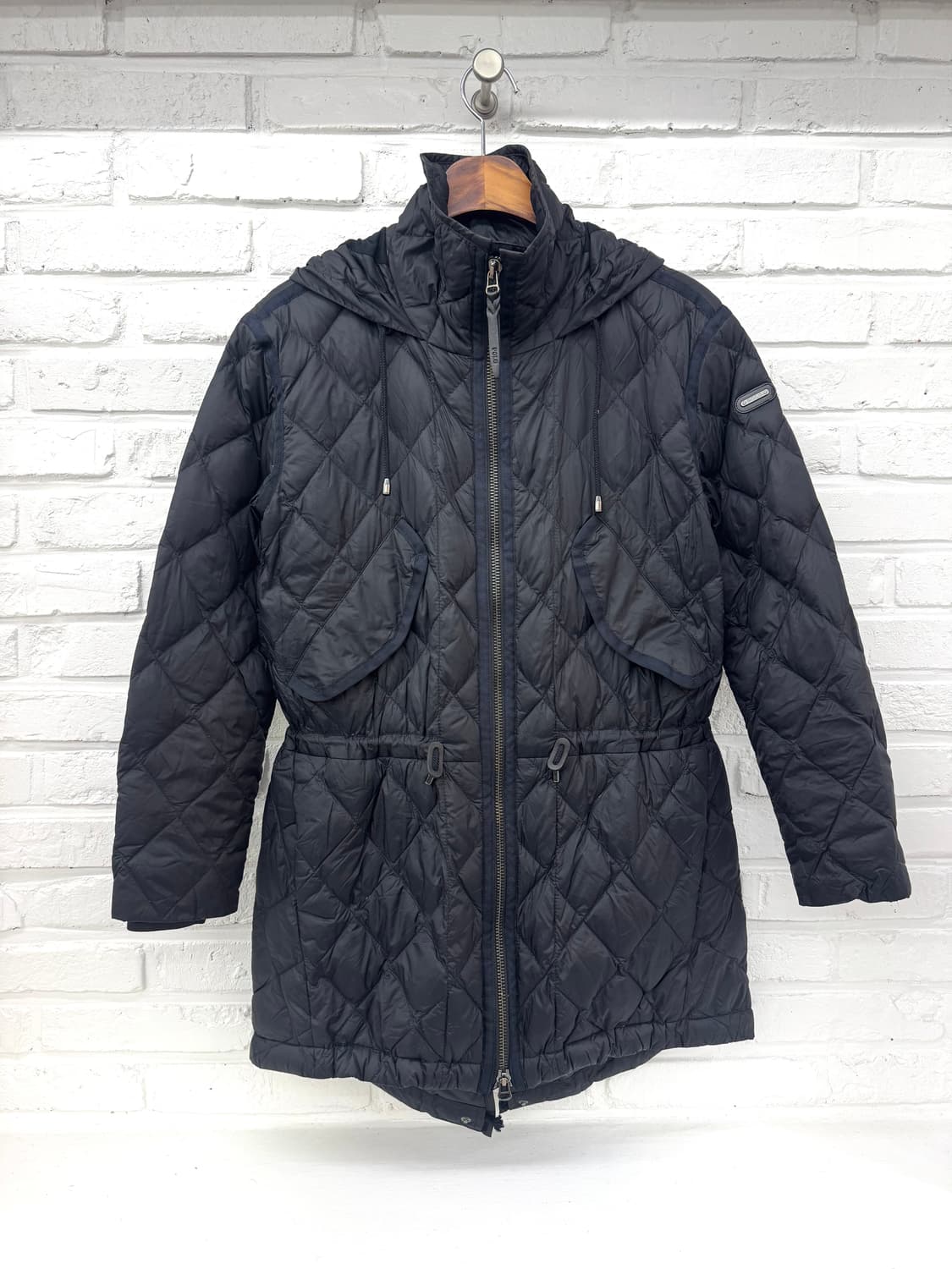 폴로 블랙 투웨이 퀄팅패딩 상품이미지1