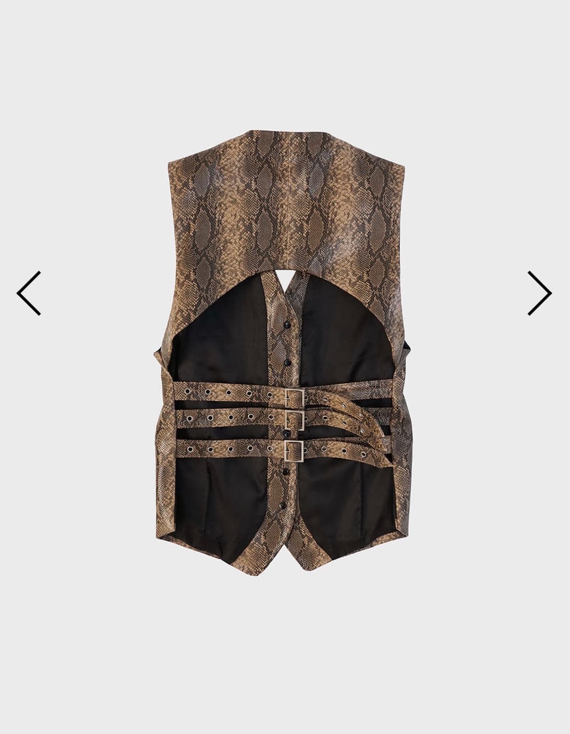 데어드) STRAP-BACK TAILORED VEST  상품이미지3