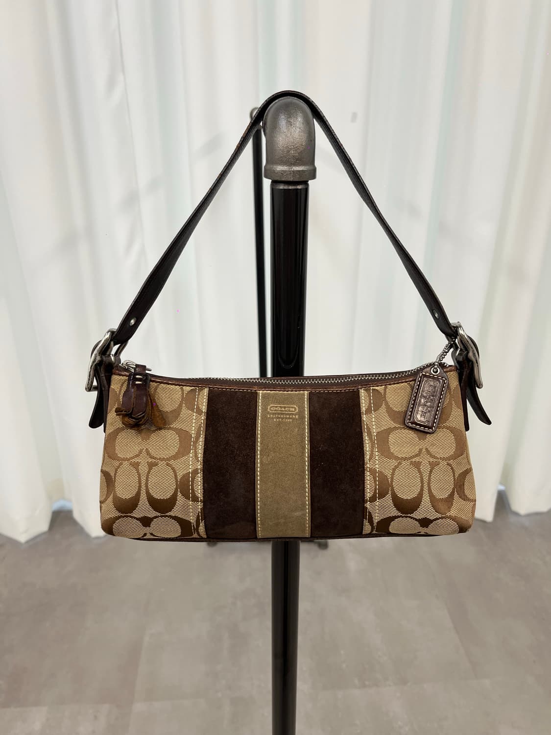 Coach Suede Brown Bag 상품이미지4