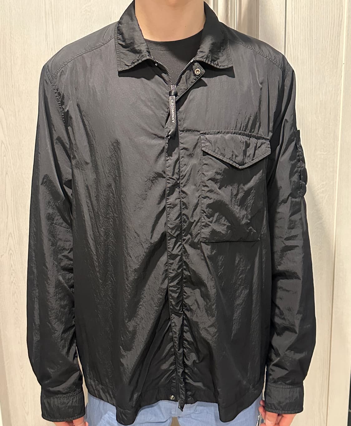 cp컴퍼니 25ss 크롬 오버셔츠(18cmos095a) xxl 상품이미지1