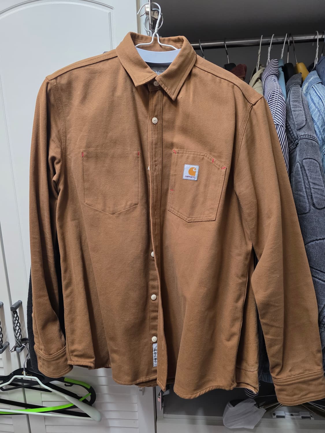 칼하트 윕 토니셔츠 브라운 상품이미지1