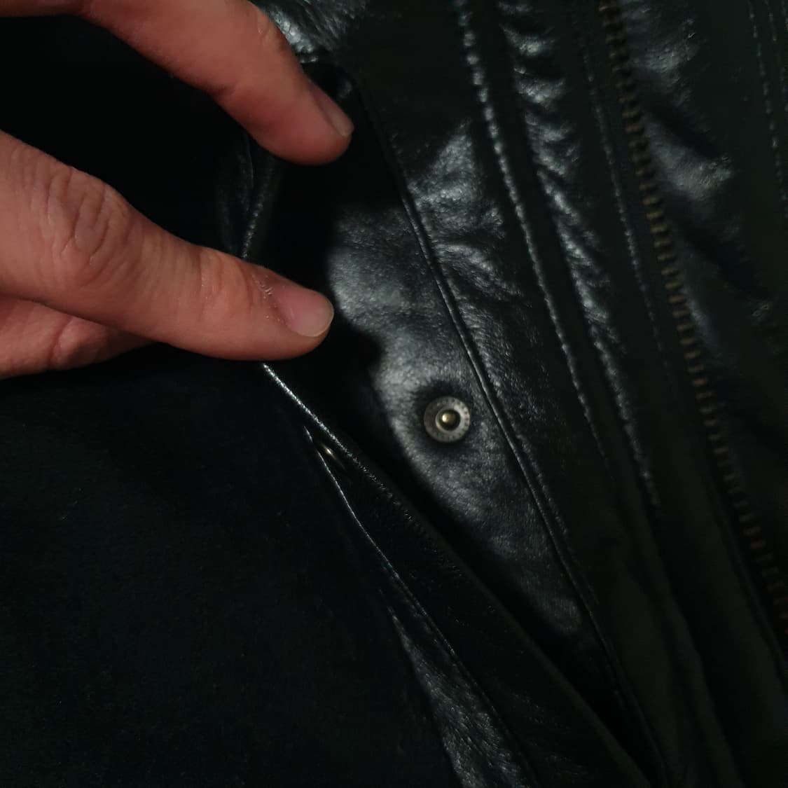 빈티지 양가죽 봄버 자켓 상품이미지6