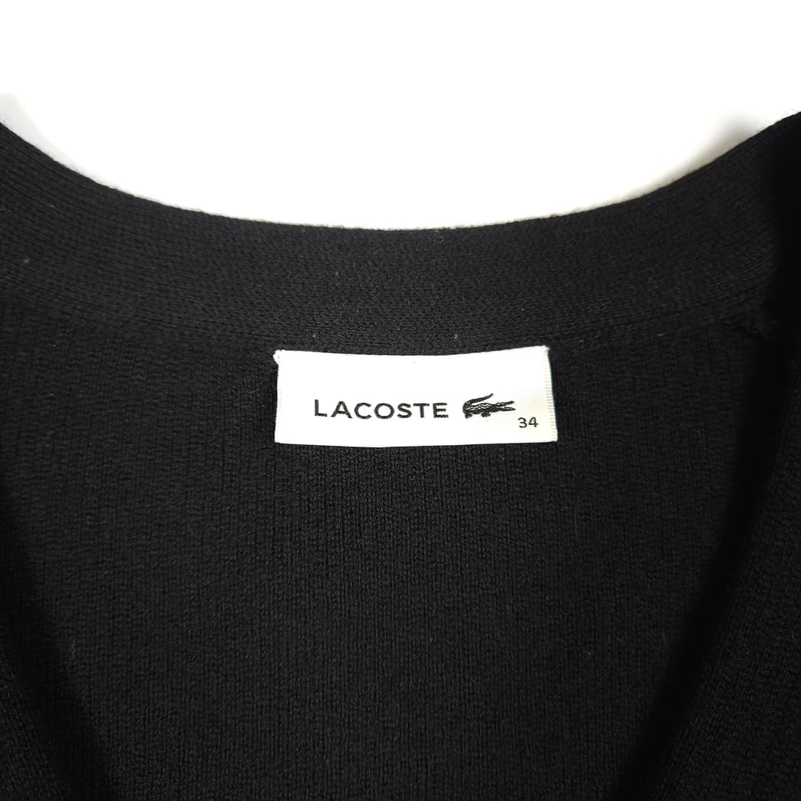 라코스테 가디건 블랙 상품이미지3