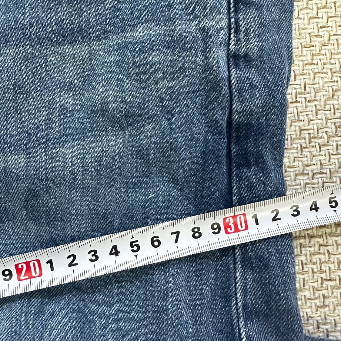 71 유니클로 데님 배기 커브 진 0410D 상품이미지7