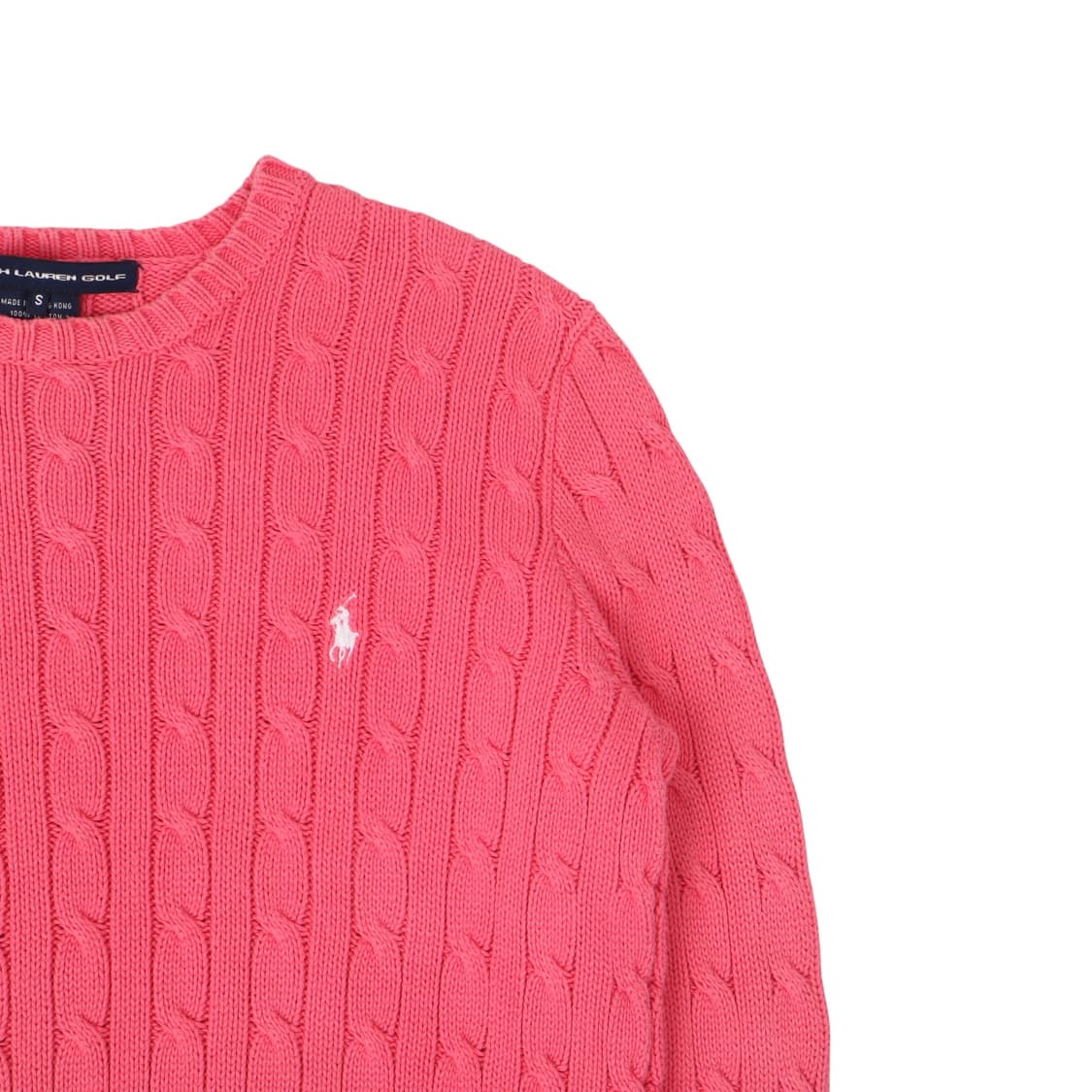폴로 랄프로렌 핑크 케이블 니트 상품이미지4