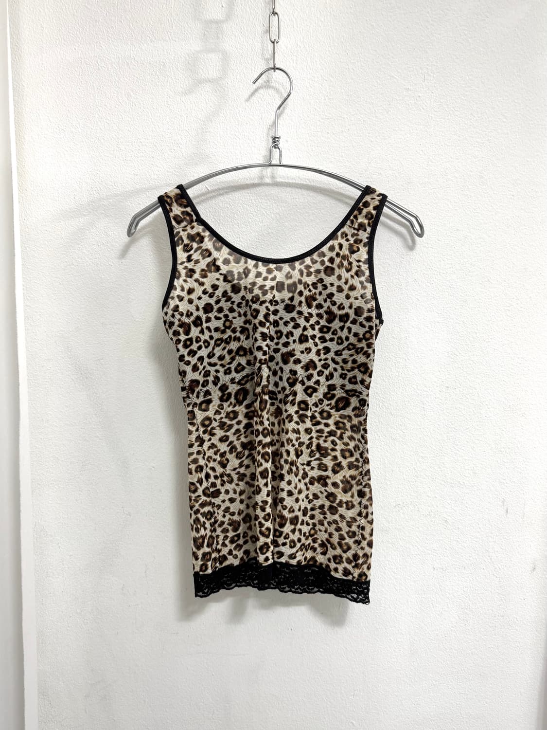 Leopard sleeveless top 상품이미지2