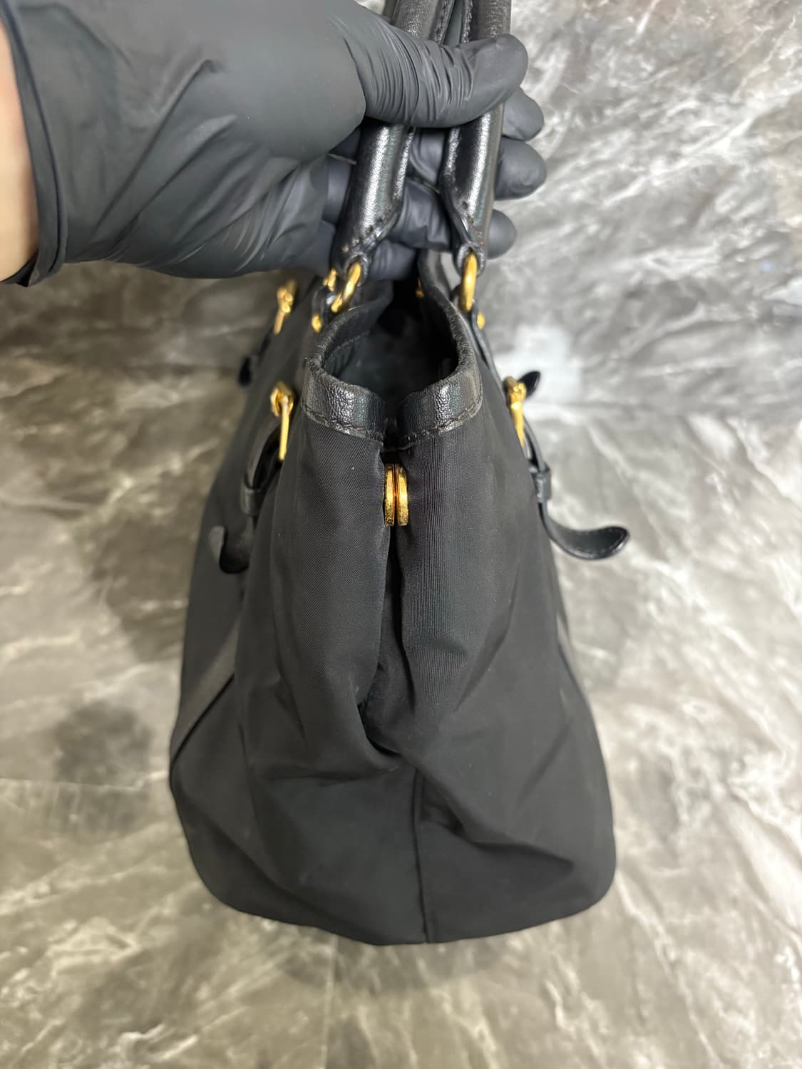 프라다 리나일론 트라이앵글 삼각로고 핸드백/토트백 상품이미지6