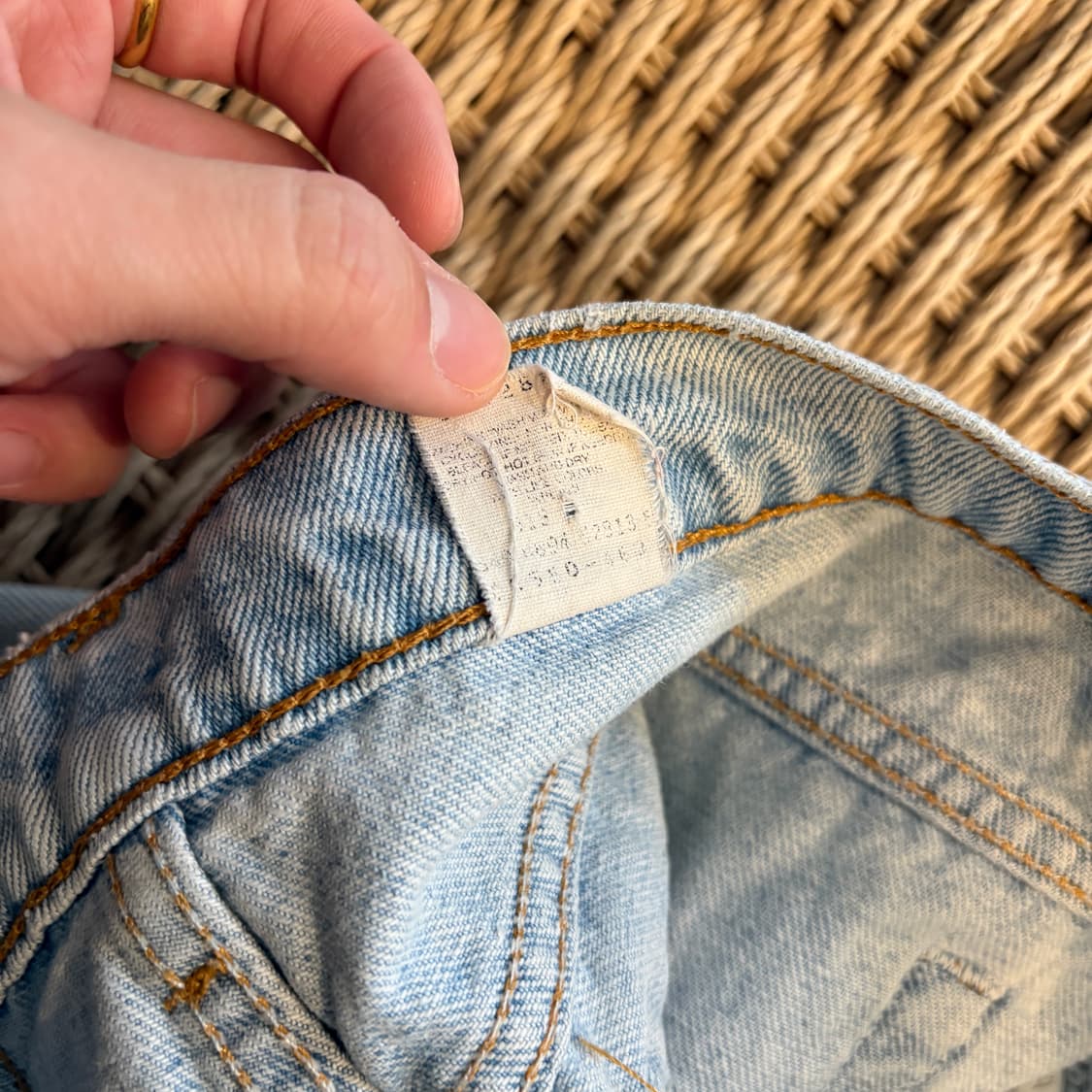 ▫️90's Levi's 550 Denim Short 상품이미지7