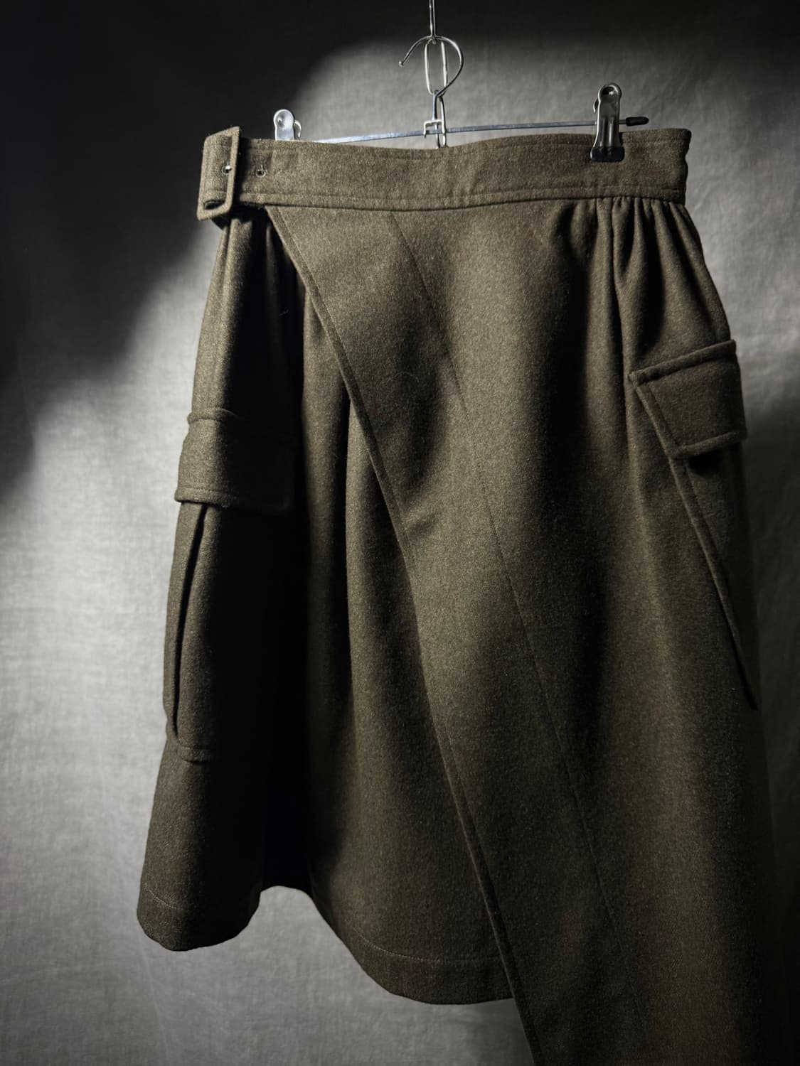 꼼데가르송 비대칭 벨트 스커트 상품이미지7