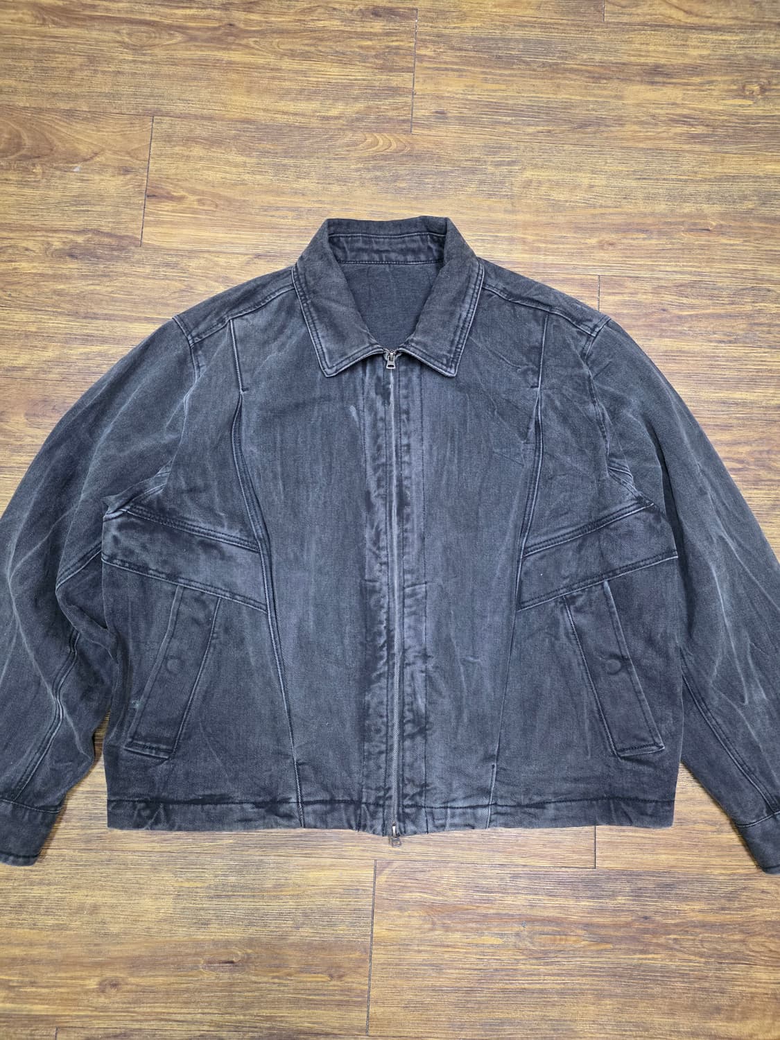 일꼬르소 벌룬핏 블랙데님 자켓 상품이미지2