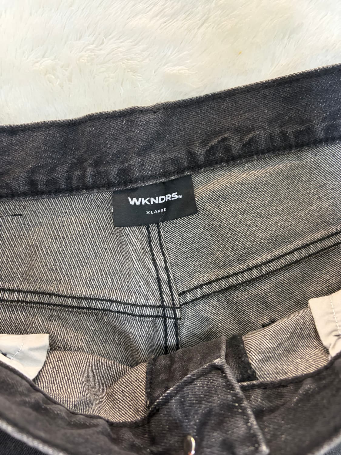 위캔더스 SIDE STUDDED PANTS (BLACK) XL 상품이미지7