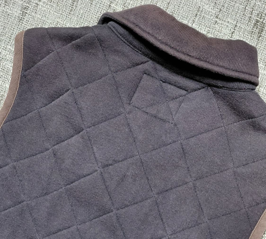 [M] 빔즈 하트(BEAMS HEART) 숄칼라 퀼팅 조끼 베스트 상품이미지5