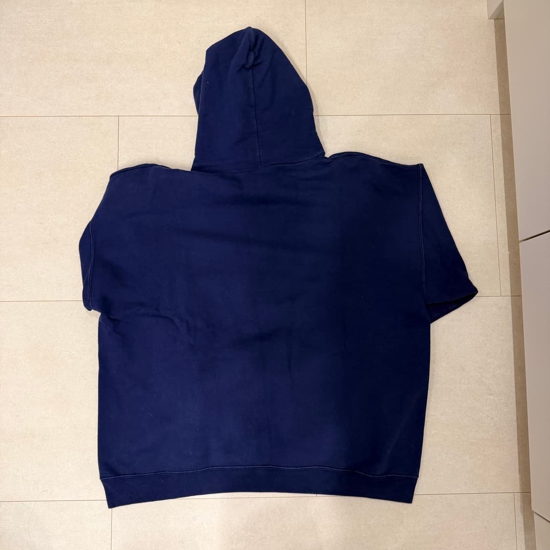 트래셔 매거진 후드 네이비 상품이미지4