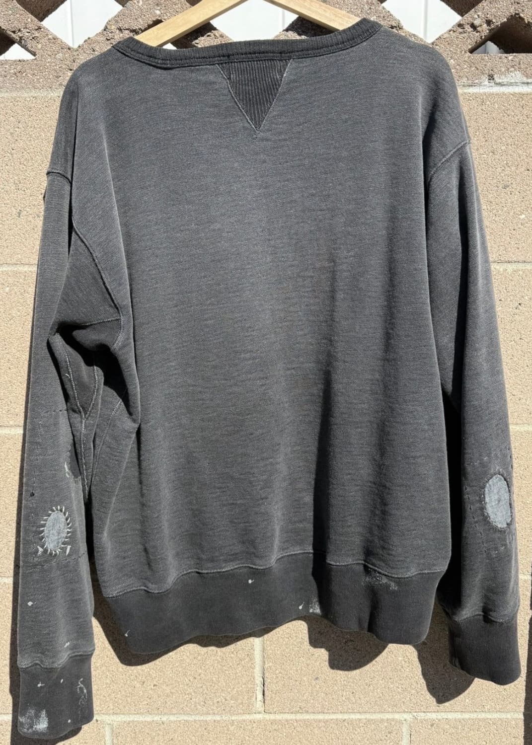 rrl 디스트레스 스웻셔츠 L 상품이미지2