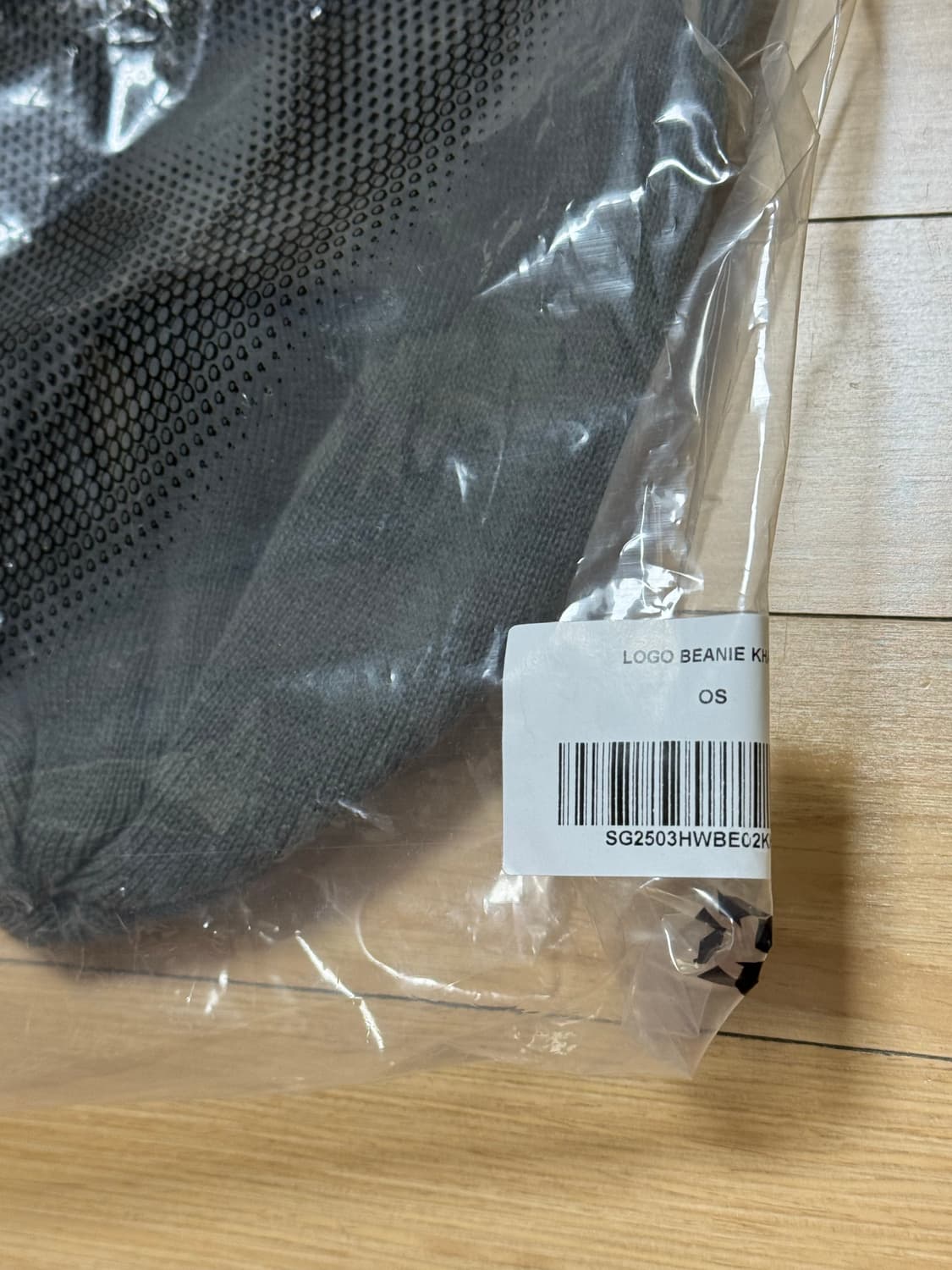 산산기어 로고 비니 카키 25FW 상품이미지7