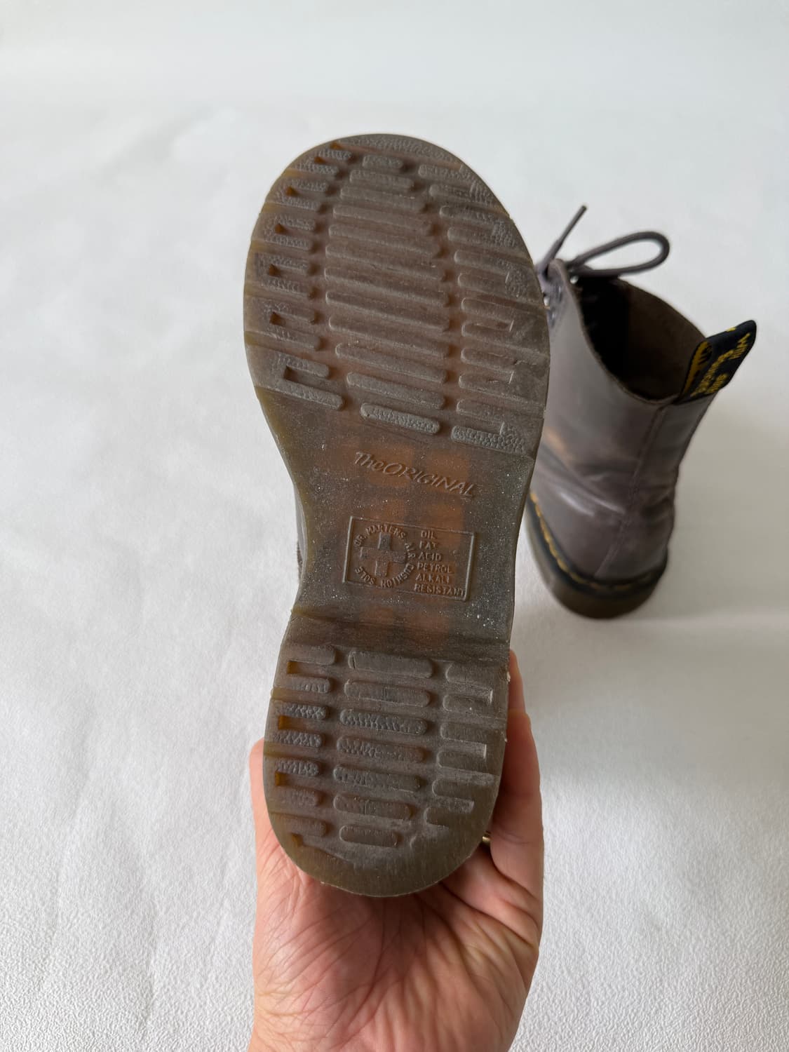 [EU36]닥터마틴(Dr.Marten) 8홀 빈티지무드 그레이 상품이미지10