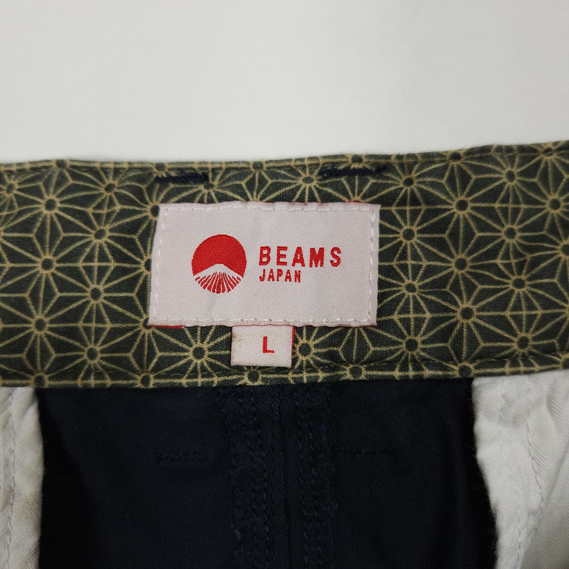 Beams japan 빔즈 네이비 면바지  상품이미지4