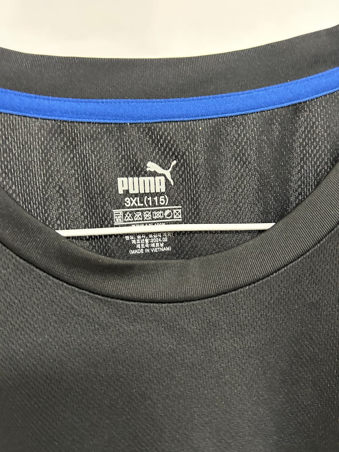 푸마 3XL 블랙 반팔티 상품이미지3
