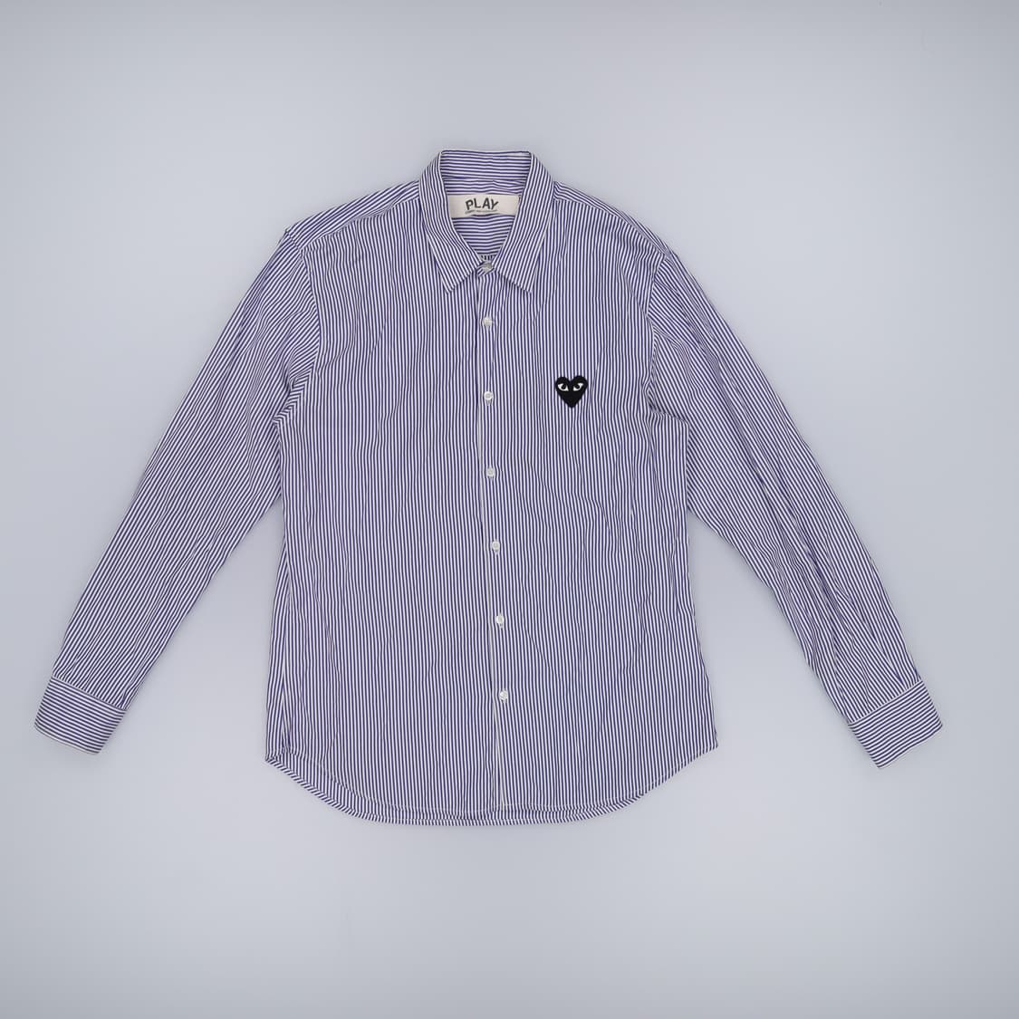 [XL] 스몰하트로고 스트라이프 셔츠 0106H1 상품이미지1