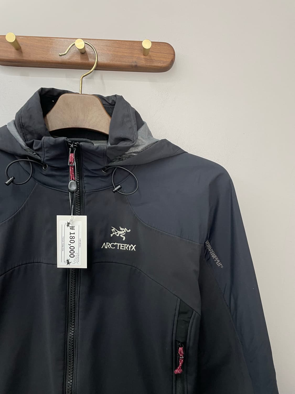 아크테릭스 블랙 베타 바람막이 H1825 상품이미지3