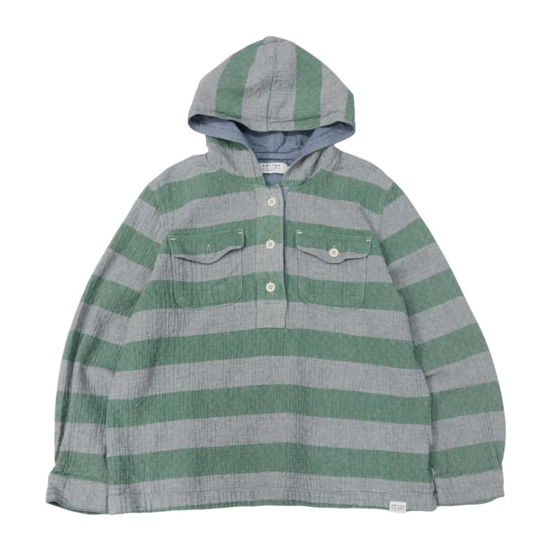 스위치 모션 스트라이프 패턴 후드자켓 상품이미지1