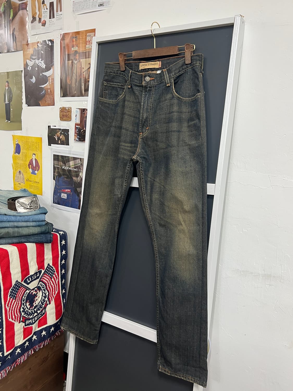 00s Levis 리바이스 569 루즈 스트레이트 데님 팬츠 상품이미지10