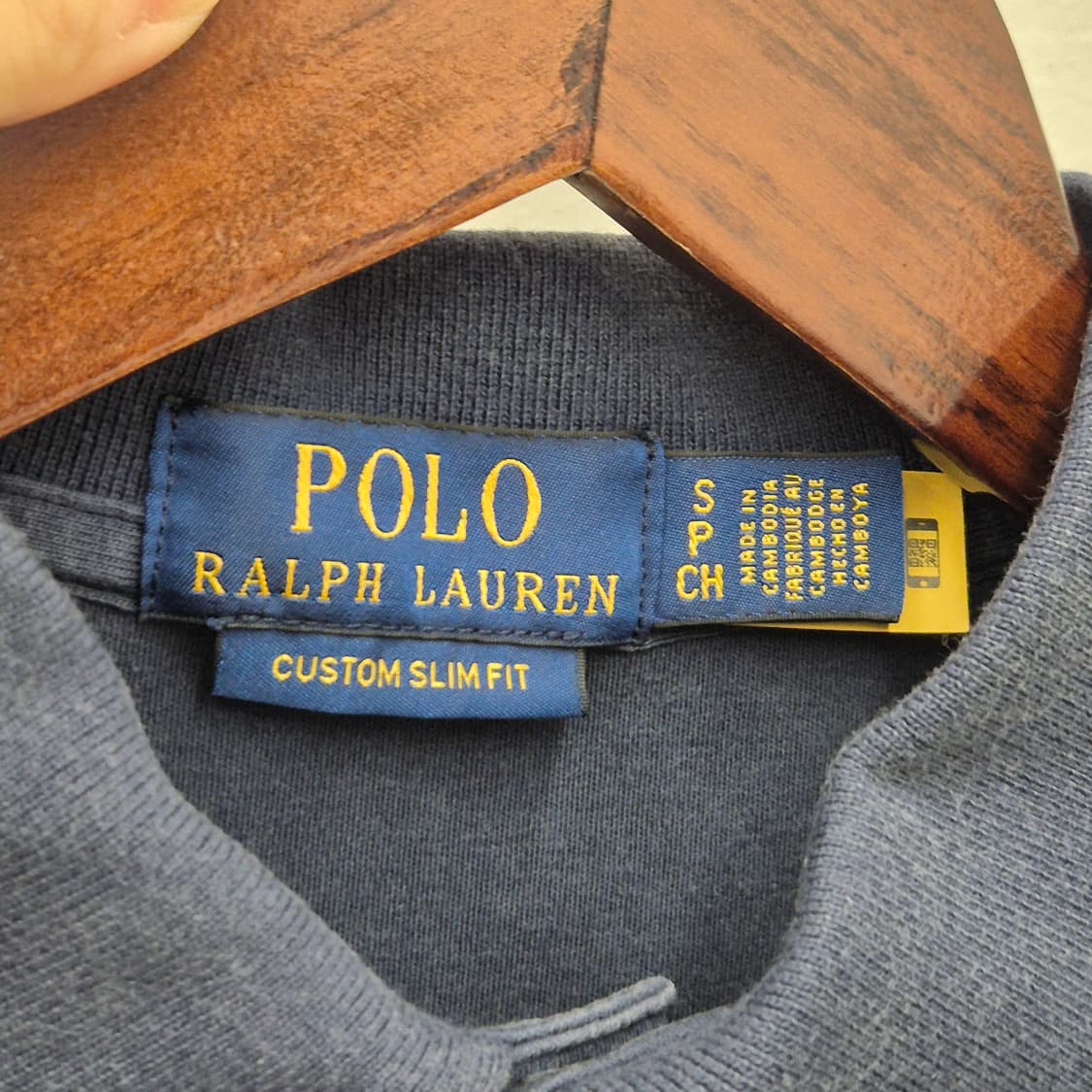 폴로 랄프로렌 커스텀슬림핏 카라 반팔 S 상품이미지3