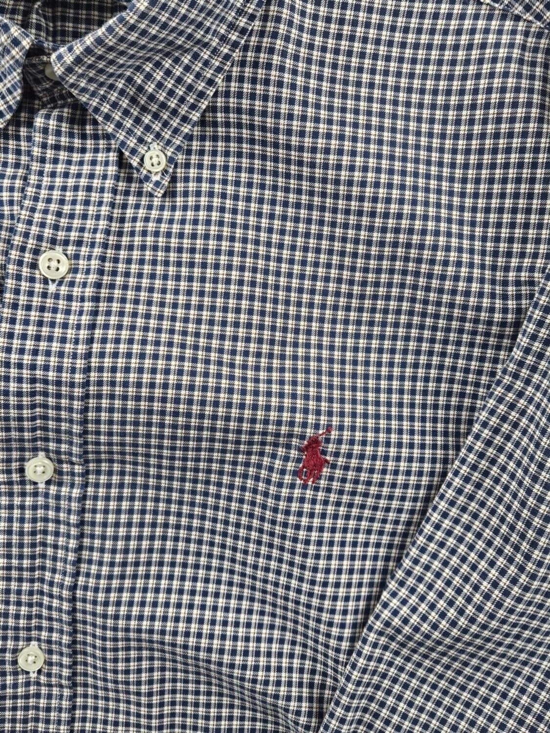 폴로랄프로렌 슬림 핏 체크 패턴 셔츠 ( L ) / 11024 상품이미지8